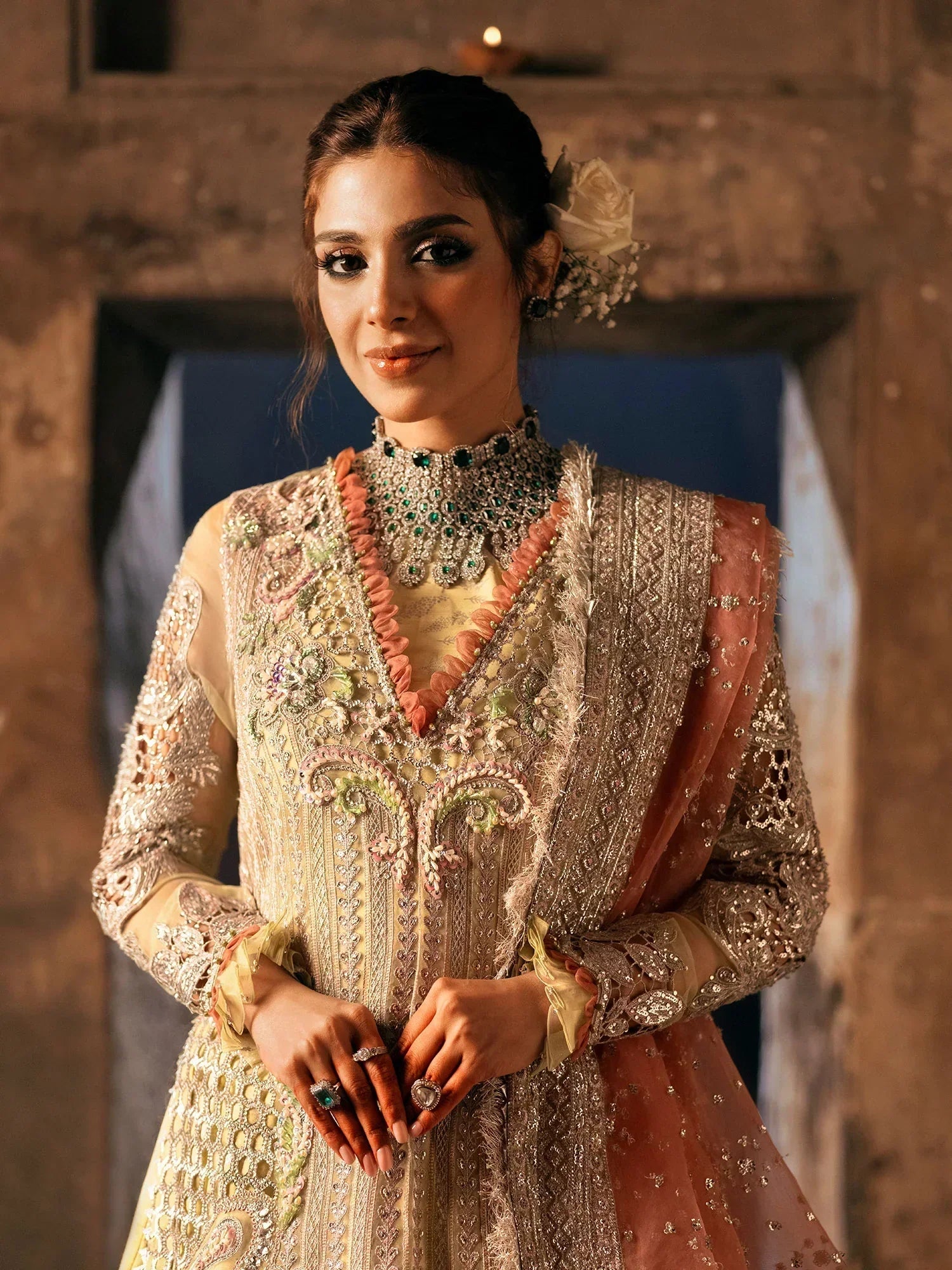 Maryam Hussain | Gulaab Wedding Formals 24 | Marwa by Designer Maryam Hussain - House of Maryam - Pakistani Designer Ethnic Wear in {{ shop.shopifyCountryName }}