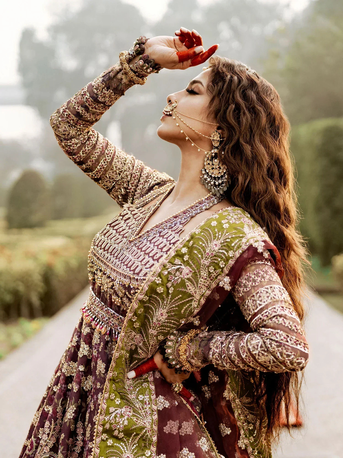 Maryam Hussain | Gulaab Wedding Formals 24 | Ronak -  Maryam Hussain Bridal - Original Designer Dress - House of Maryam