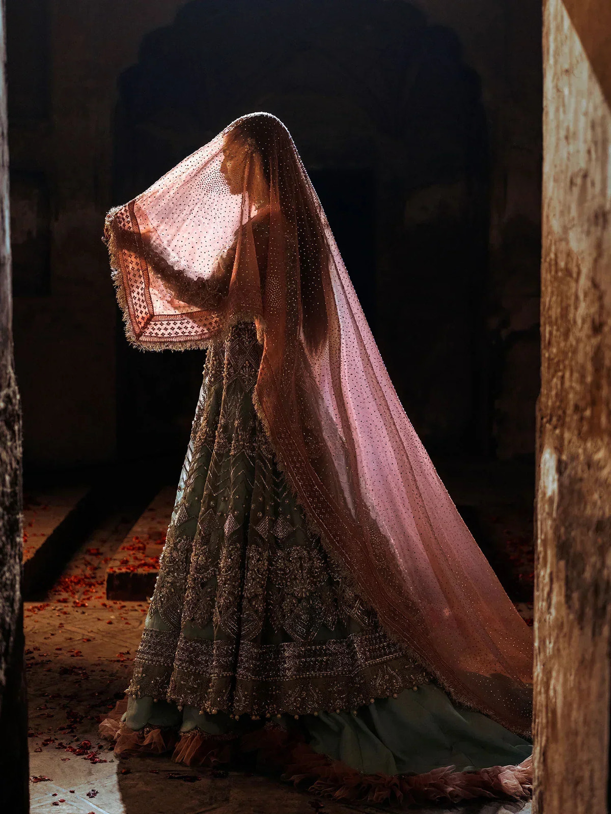 Maryam Hussain | Gulaab Wedding Formals 24 | Roshan -  Maryam Hussain Bridal - Original Designer Dress - House of Maryam