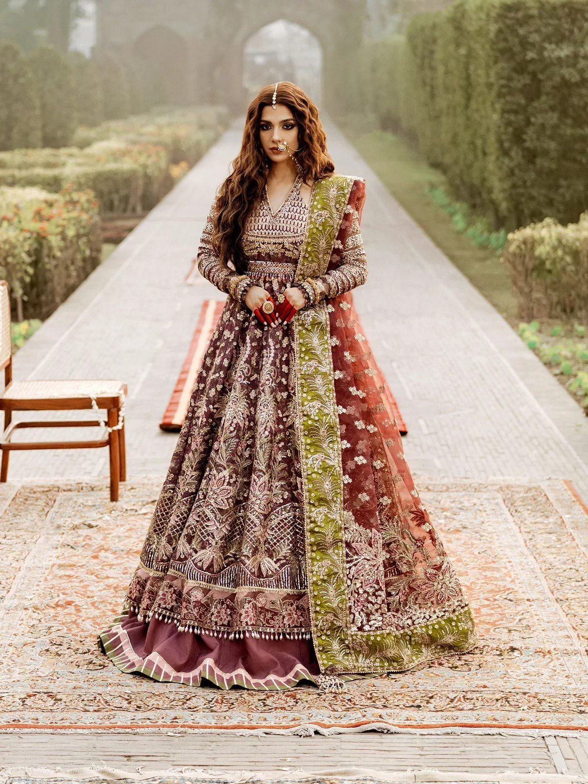 Maryam Hussain | Gulaab Wedding Formals 24 | Ronak -  Maryam Hussain Bridal - Original Designer Dress - House of Maryam
