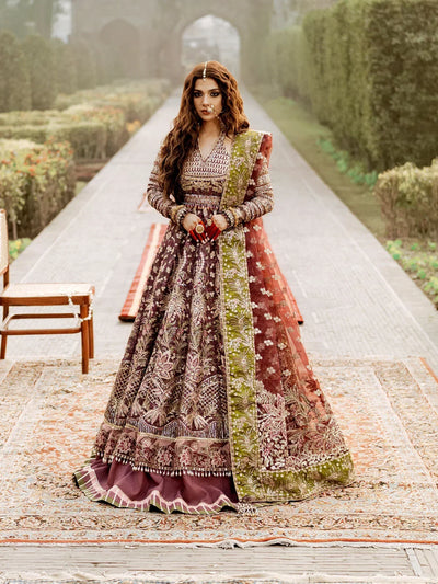 Maryam Hussain | Gulaab Wedding Formals 24 | Ronak -  Maryam Hussain Bridal - Original Designer Dress - House of Maryam