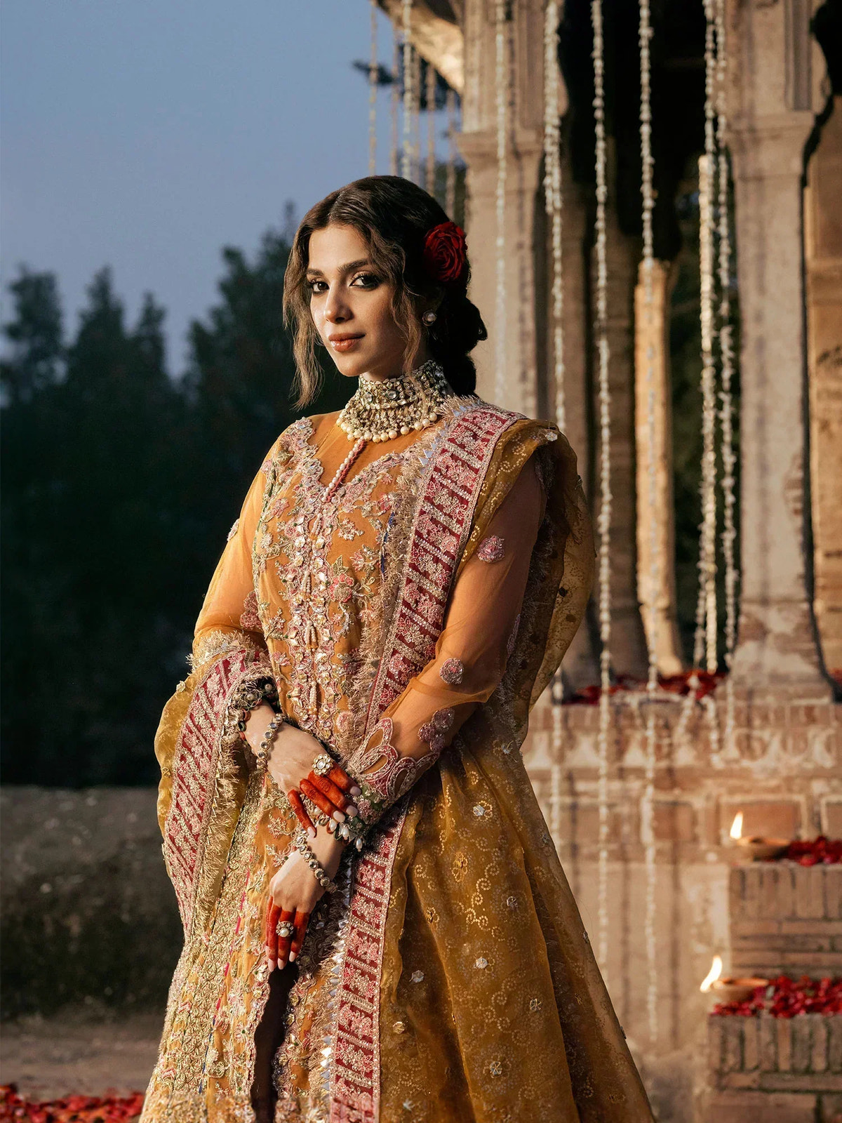 Maryam Hussain | Gulaab Wedding Formals 24 | Sandli -  Maryam Hussain Bridal - Original Designer Dress - House of Maryam