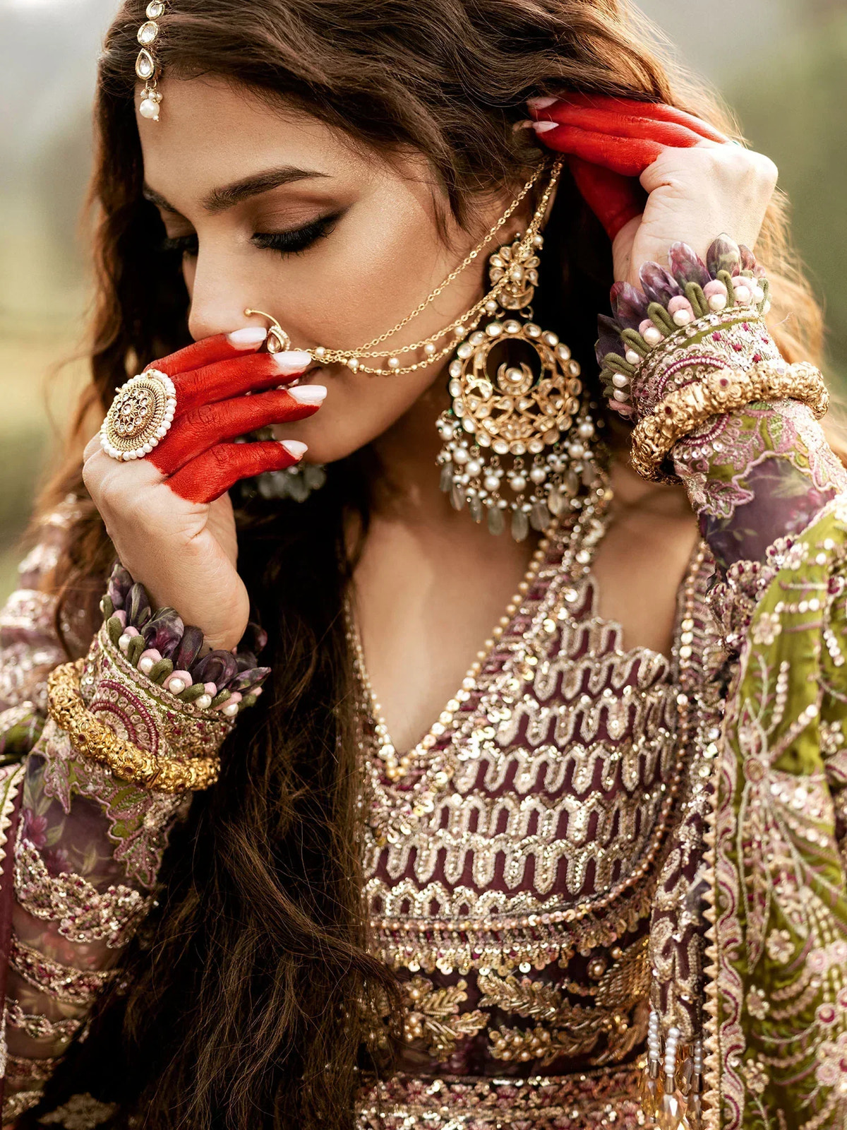 Maryam Hussain | Gulaab Wedding Formals 24 | Ronak -  Maryam Hussain Bridal - Original Designer Dress - House of Maryam