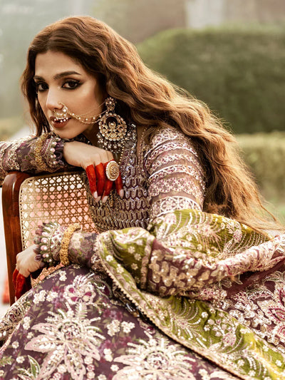 Maryam Hussain | Gulaab Wedding Formals 24 | Ronak -  Maryam Hussain Bridal - Original Designer Dress - House of Maryam