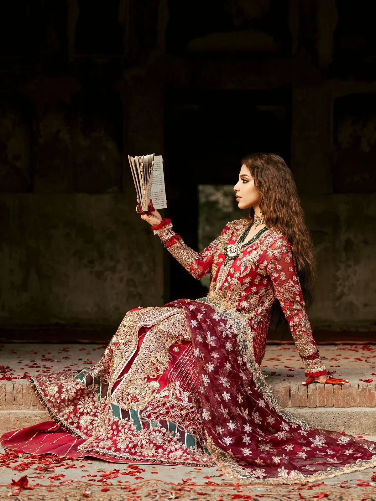 Maryam Hussain | Gulaab Wedding Formals 24 | Ishq -  Maryam Hussain Bridal - Original Designer Dress - House of Maryam