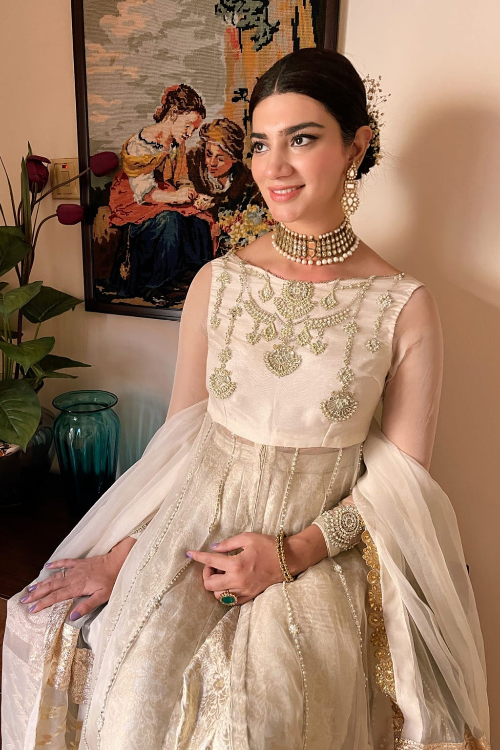Mehak Yaqoob | Guzel Formals | GulBahar -  Mehak Yaqoob  - Original Designer Dress - House of Maryam