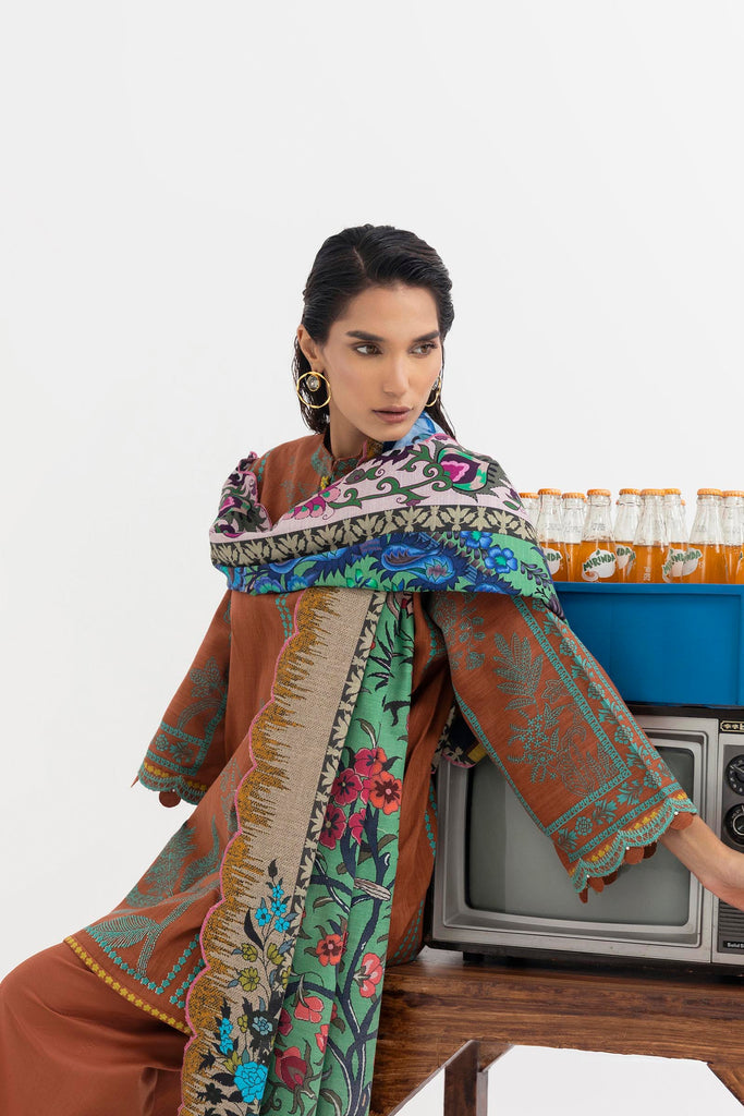 Sana Safinaz | Mahay Winter 25 | H255-005B-3CQ, image 4
