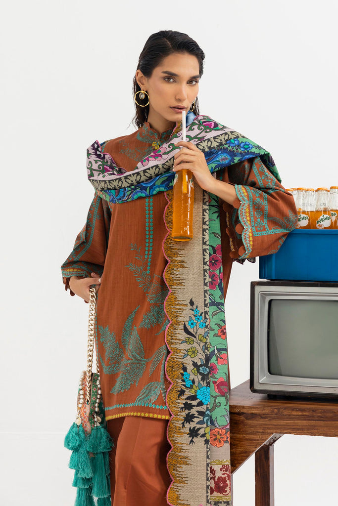 Sana Safinaz | Mahay Winter 25 | H255-005B-3CQ, image 3