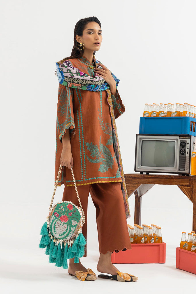 Sana Safinaz | Mahay Winter 25 | H255-005B-3CQ, image 2
