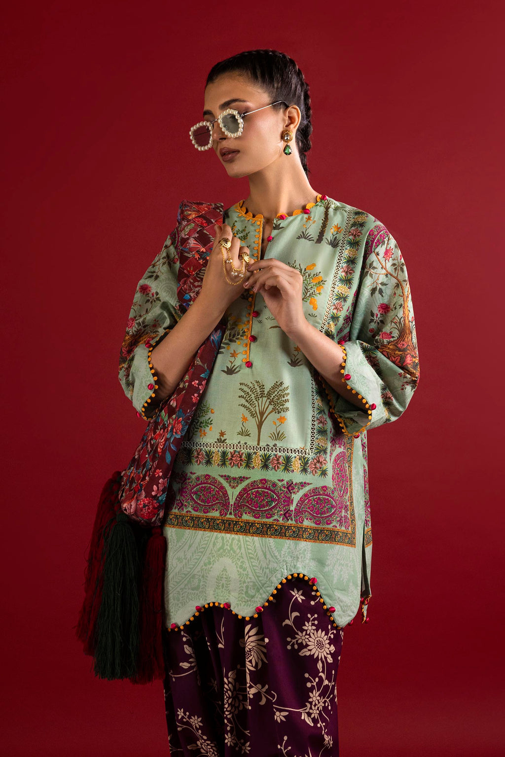 Sana Safinaz | Mahay Summer 26 | H263-008B-2C, image 3