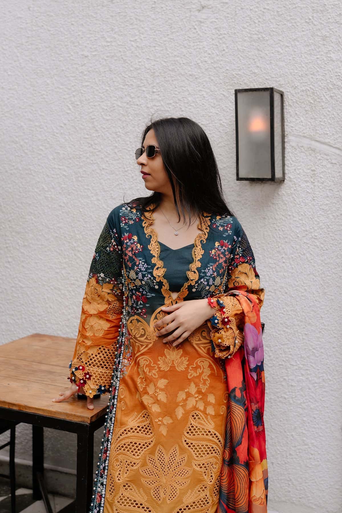 Afrozeh | Lawn 25 | Halcy -  Afrozeh Ladies Clothes - Original Designer Dress - House of Maryam