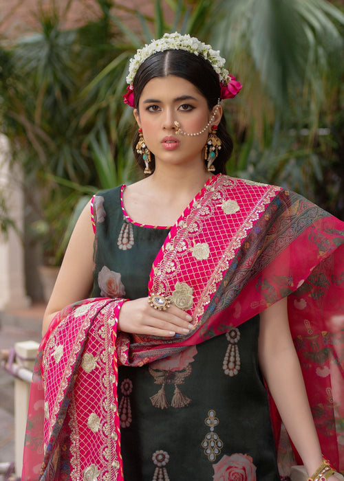 Ali Xeeshan | Chanda Luxury Pret | Green Forest -  Ali Xeeshan Ladies Clothes - Original Designer Dress - House of Maryam