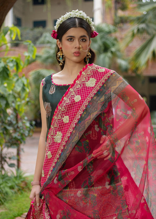 Ali Xeeshan | Chanda Luxury Pret | Green Forest -  Ali Xeeshan Ladies Clothes - Original Designer Dress - House of Maryam