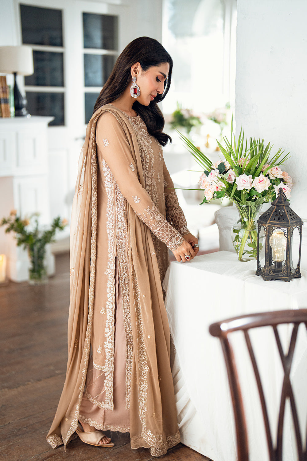 Azure | Vogue Formals | Hazel Veil -  Azure Ladies Clothes - Original Designer Dress - House of Maryam