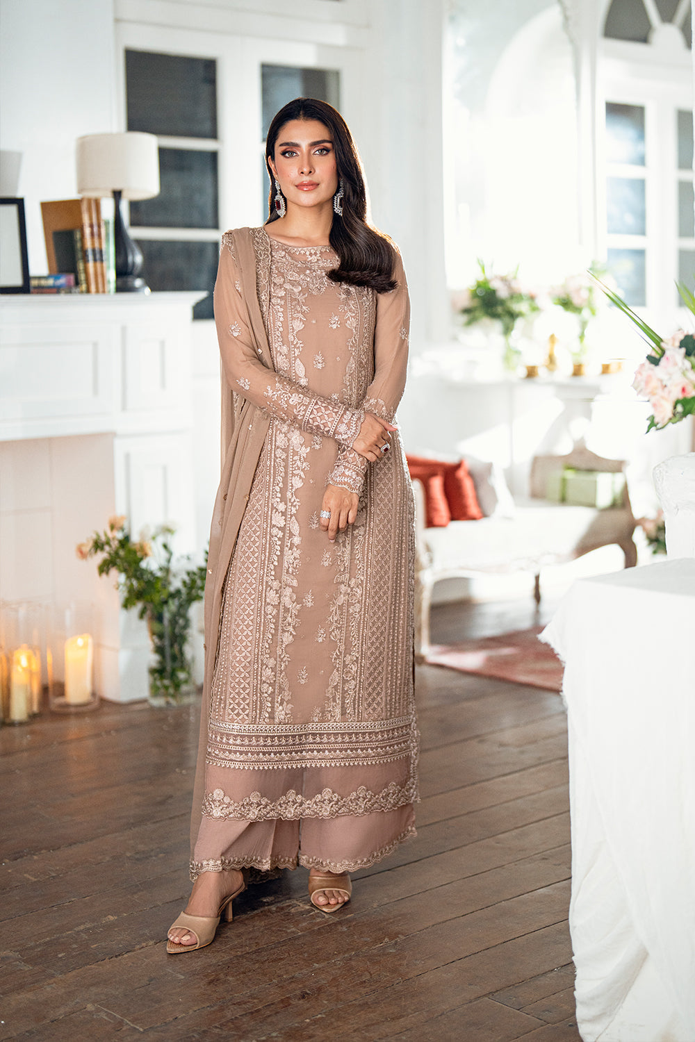 Azure | Vogue Formals | Hazel Veil -  Azure Ladies Clothes - Original Designer Dress - House of Maryam