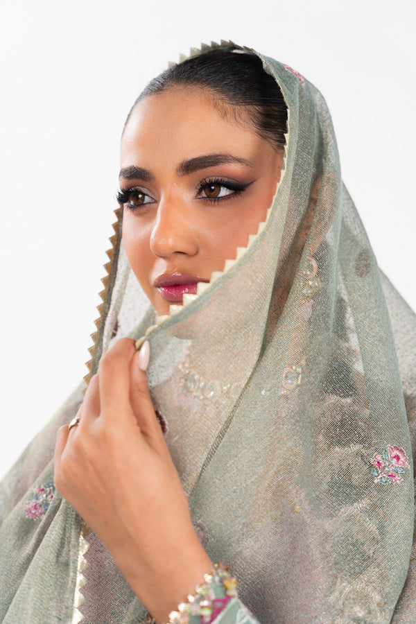 Al Karam | Luxe Formals | RTS | SHIRT, LINING, TROUSER & DUPATTA H-3