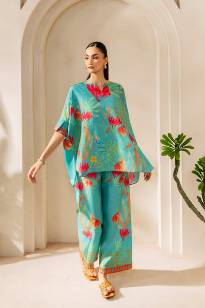Saira Rizwan | Silk Coords 25 | SUNSET SAMBA - SRSP-25-03