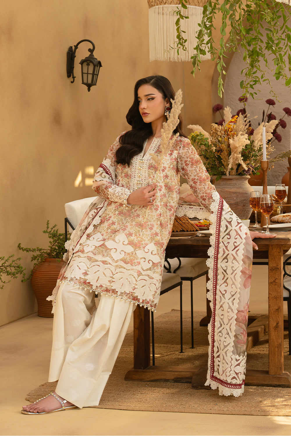 Saira Rizwan | Luxury Lawn 25 | MAYA-SRL25-06 -  Saira Rizwan Ladies Clothes - Original Designer Dress - House of Maryam