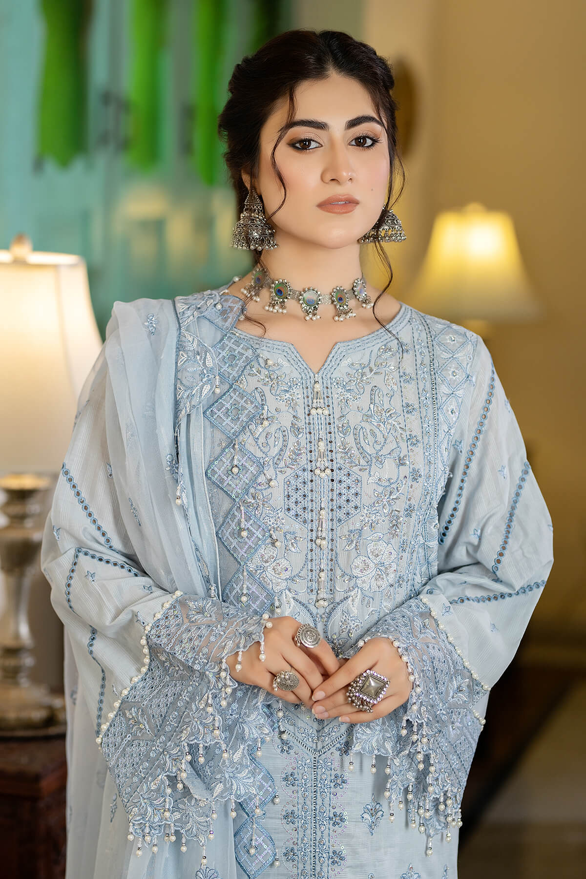 Raeesa Premium | Kimora Lawn Collection | Kimora | HL-11 Koyel by Designer Raeesa Premium - House of Maryam - Pakistani Designer Ethnic Wear in {{ shop.shopifyCountryName }}