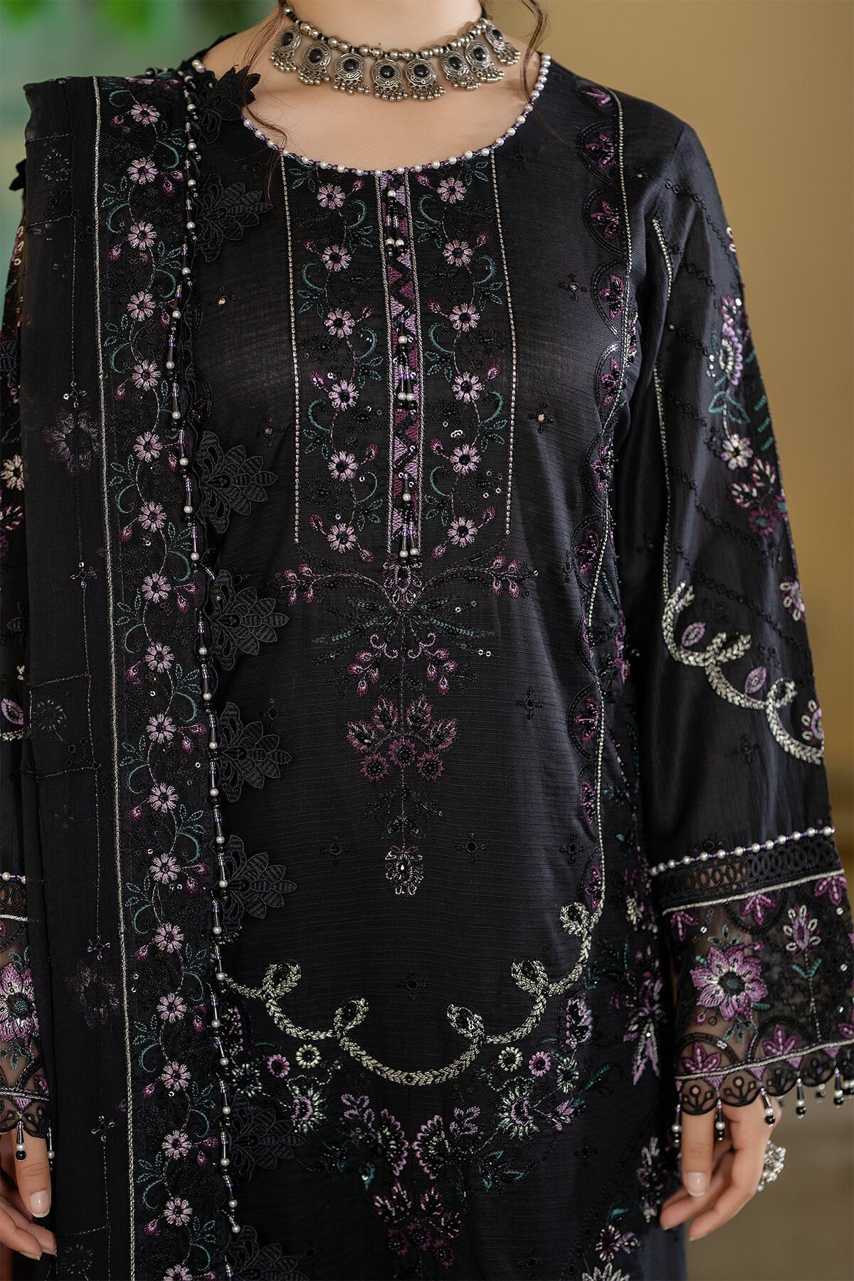 Raeesa Premium | Kimora Lawn Collection | Kimora | HL-12 Mina -  Raeesa Premium Luxury - Original Designer Dress - House of Maryam