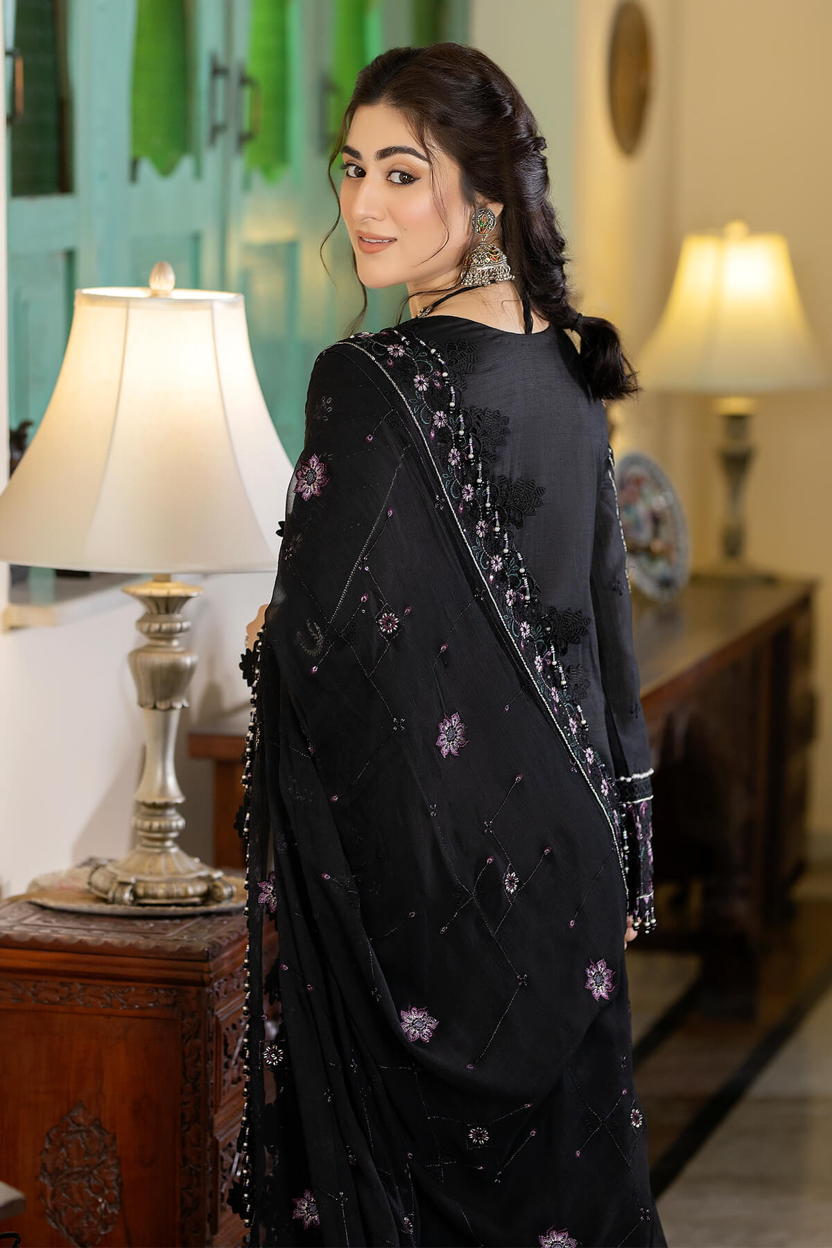 Raeesa Premium | Kimora Lawn Collection | Kimora | HL-12 Mina -  Raeesa Premium Luxury - Original Designer Dress - House of Maryam