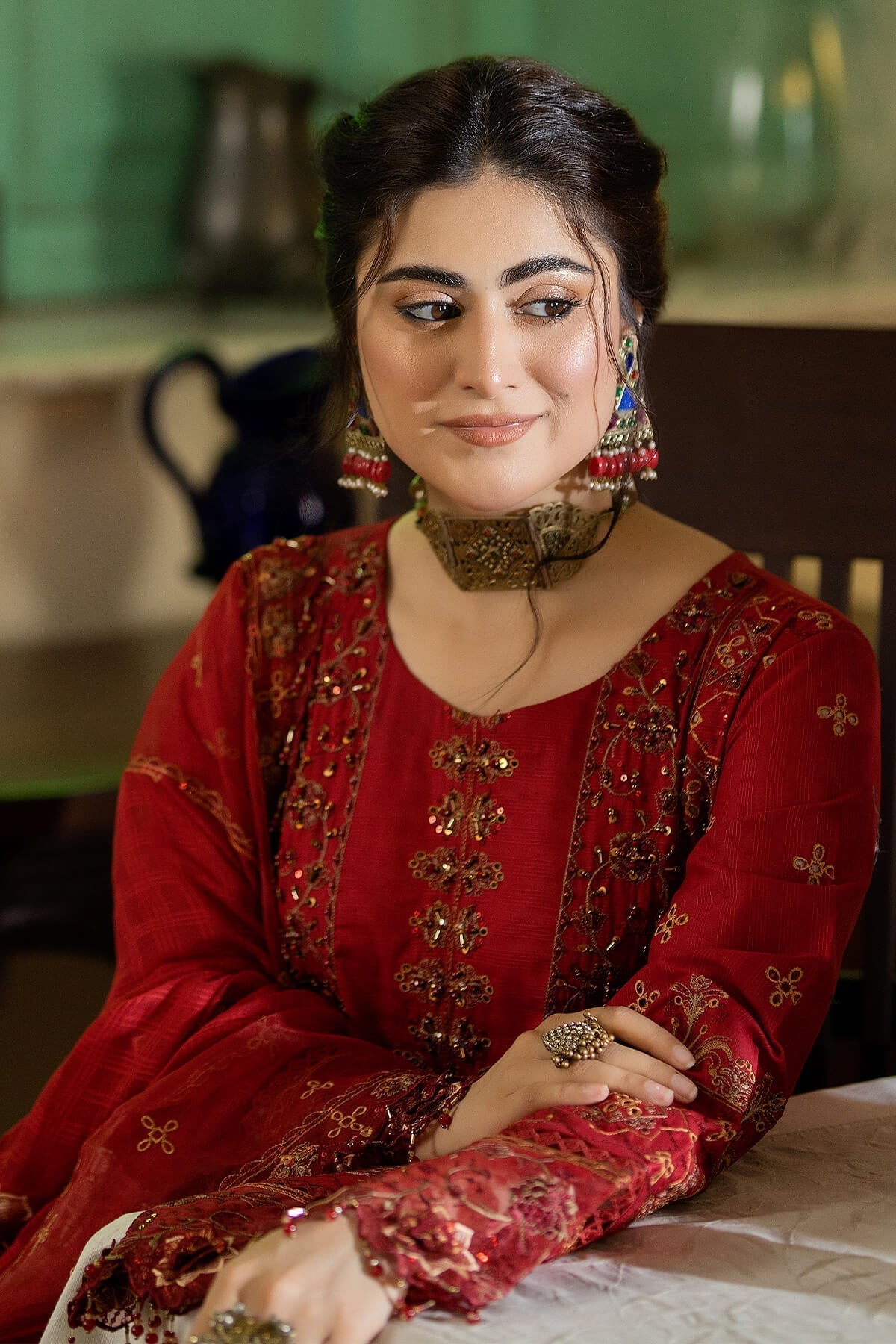 Raeesa Premium | Kimora Lawn Collection | Kimora | HL-14 Nora -  Raeesa Premium Luxury - Original Designer Dress - House of Maryam