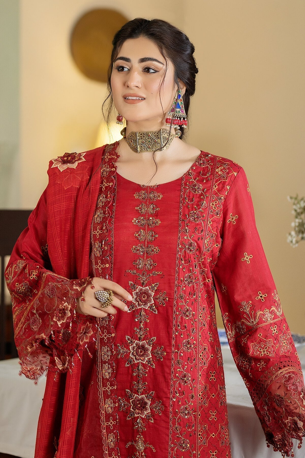 Raeesa Premium | Kimora Lawn Collection | Kimora | HL-14 Nora -  Raeesa Premium Luxury - Original Designer Dress - House of Maryam