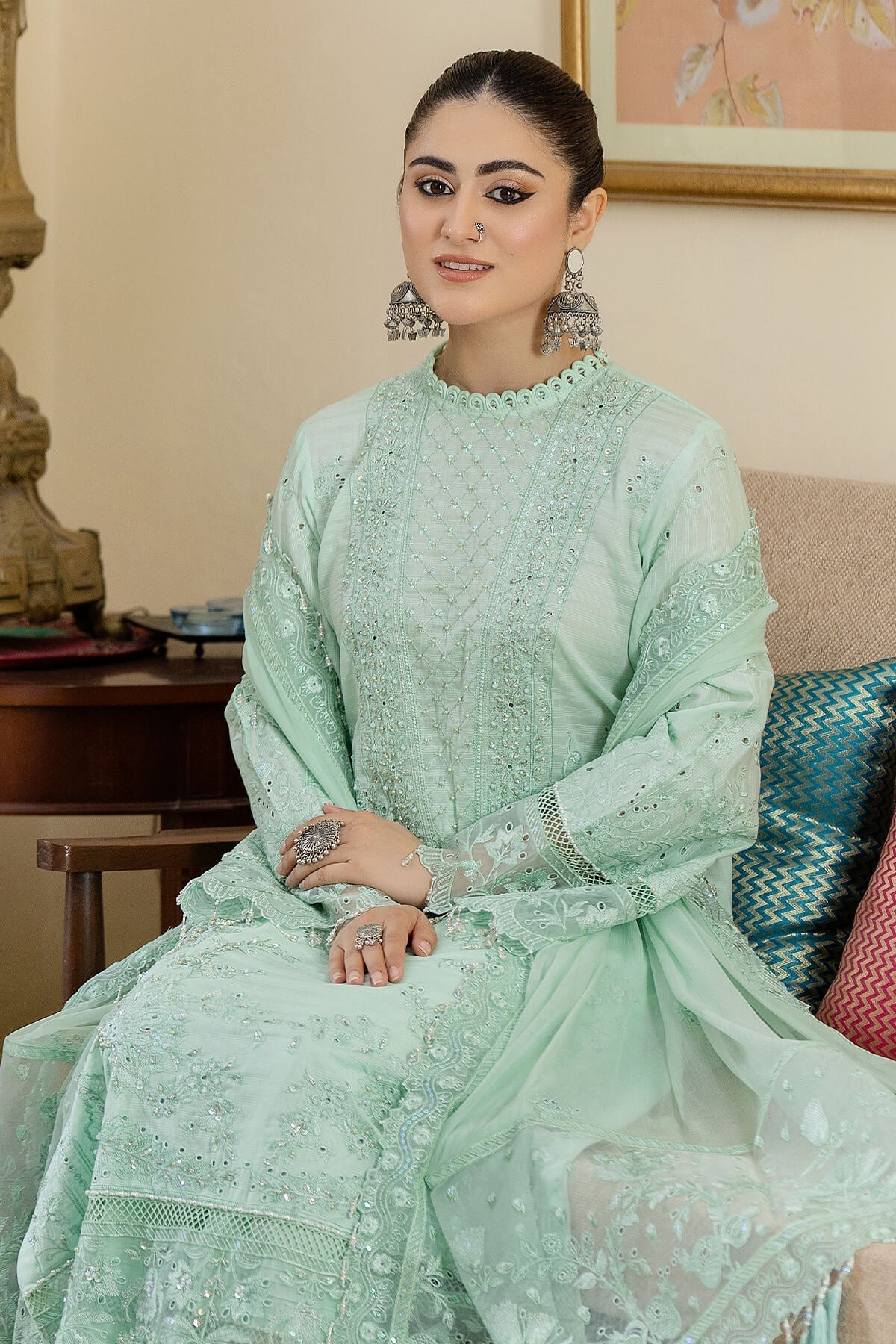 Raeesa Premium | Kimora Lawn Collection | Kimora | HL-15 Aysel -  Raeesa Premium Luxury - Original Designer Dress - House of Maryam