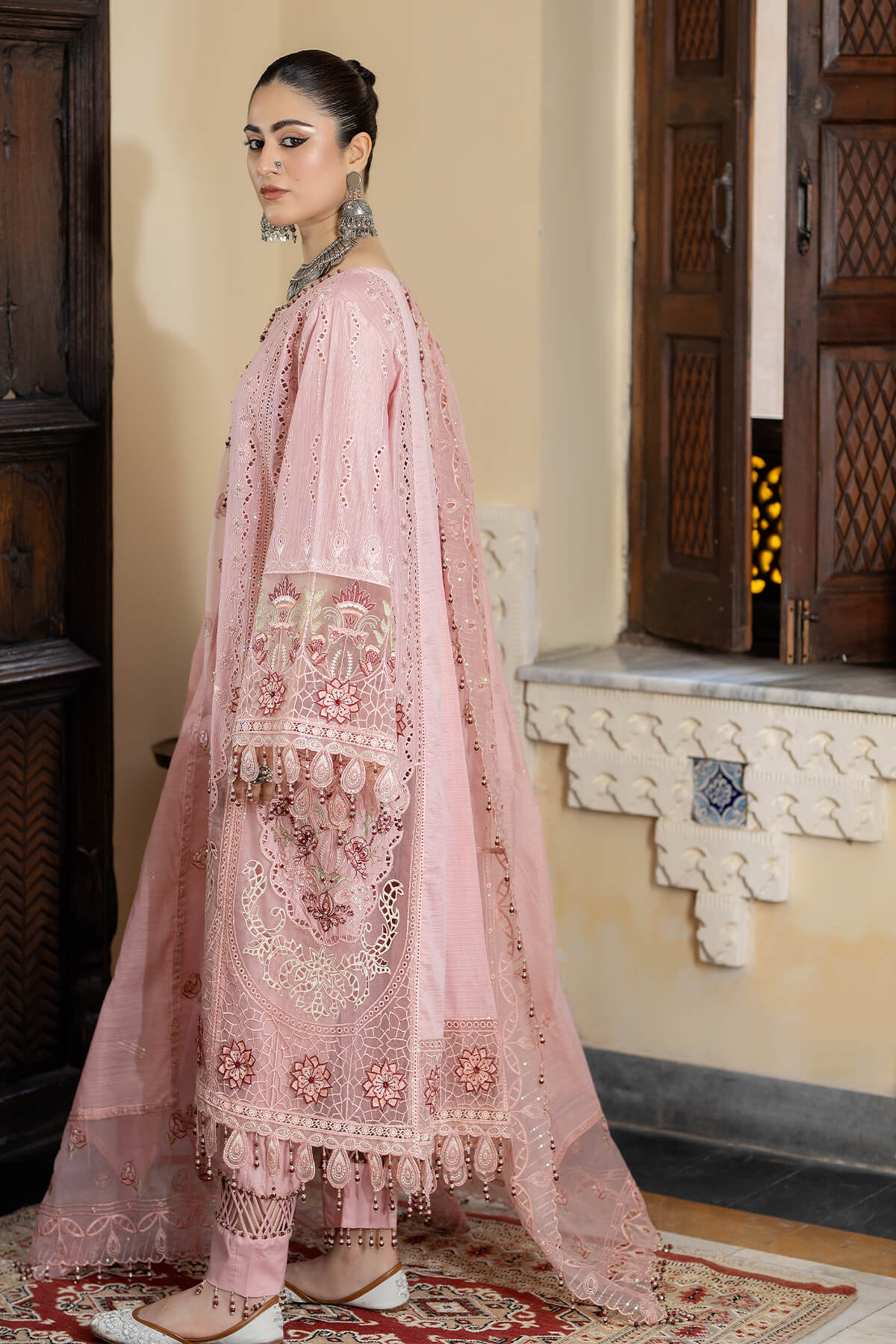 Raeesa Premium | Kimora Lawn Collection | Kimora | HL-17 Irsa by Designer Raeesa Premium - House of Maryam - Pakistani Designer Ethnic Wear in {{ shop.shopifyCountryName }}