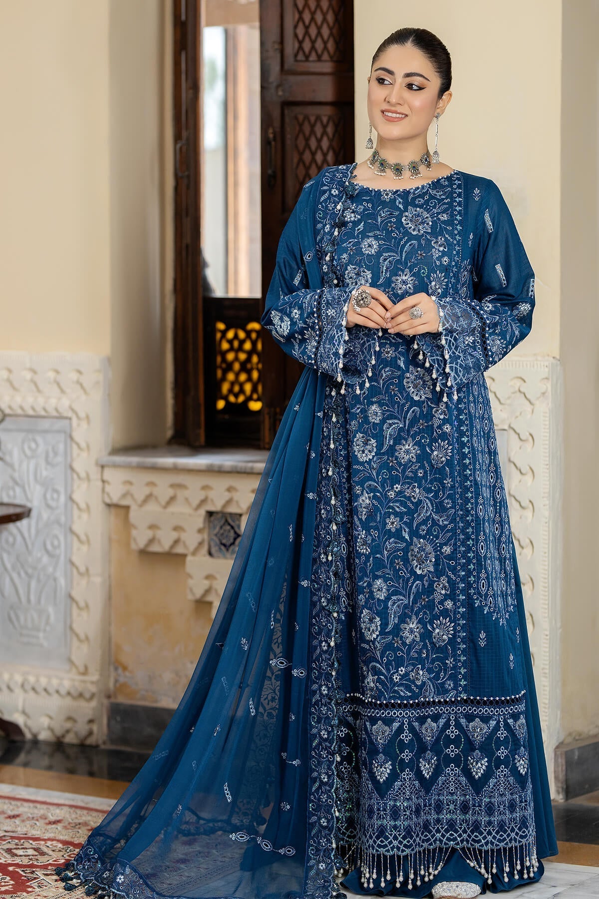 Raeesa Premium | Kimora Lawn Collection | Kimora | HL-19 Farheen -  Raeesa Premium Luxury - Original Designer Dress - House of Maryam
