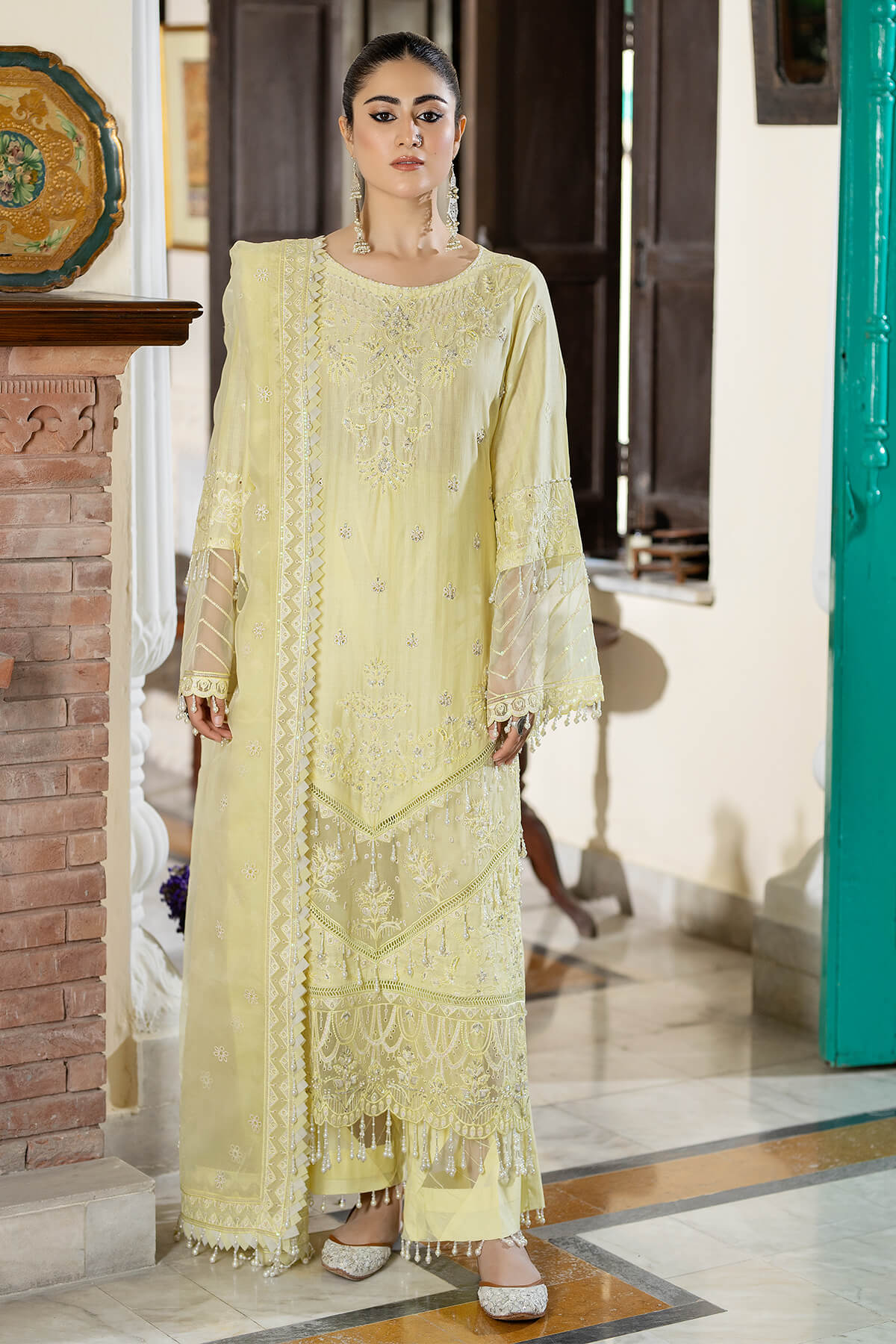 Raeesa Premium | Kimora Lawn Collection | Kimora | HL-20 Sunbul -  Raeesa Premium Luxury - Original Designer Dress - House of Maryam