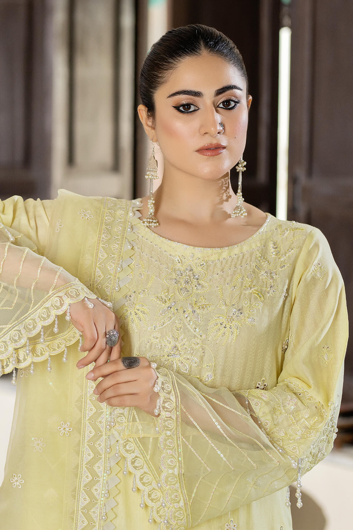 Raeesa Premium | Kimora Lawn Collection | Kimora | HL-20 Sunbul -  Raeesa Premium Luxury - Original Designer Dress - House of Maryam