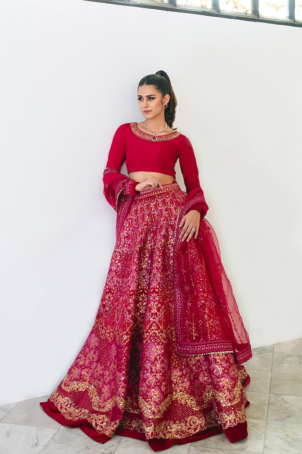Saira Rizwan | Naqsh Festive | SRN24-04 Sharmas -  Saira Rizwan Bridal - Original Designer Dress - House of Maryam