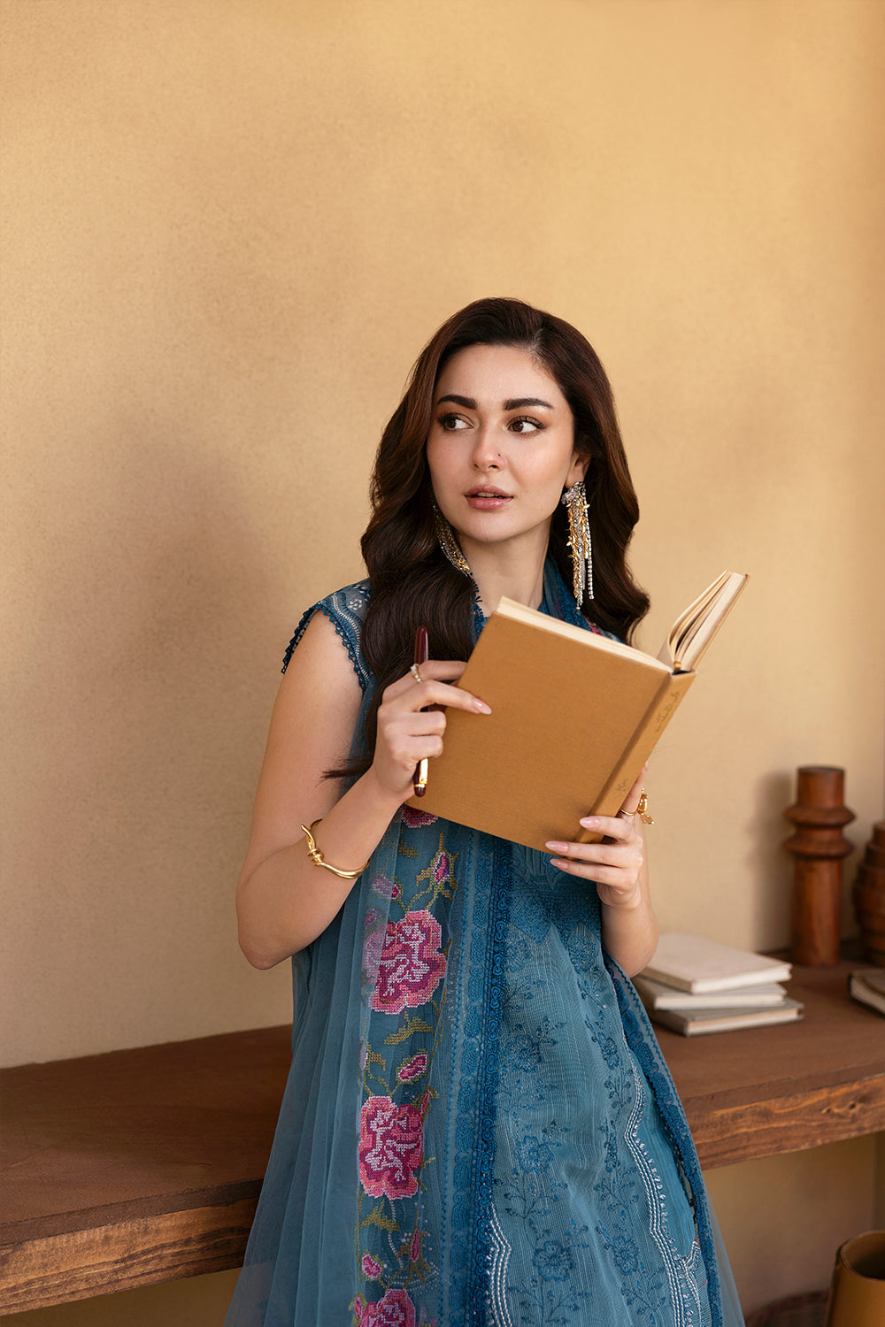 Saira Rizwan | Luxury Lawn 25 | ALMA-SRL25-12 -  Saira Rizwan Ladies Clothes - Original Designer Dress - House of Maryam