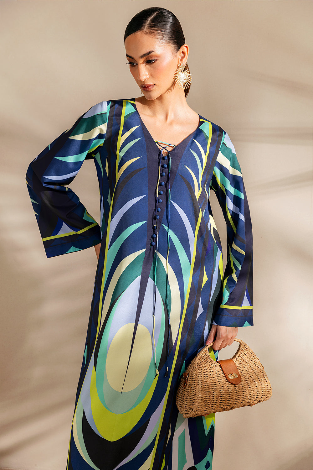 Saira Rizwan | Silk Coords 25 | BAHAMA BLUSH - SRSP-25-06-3