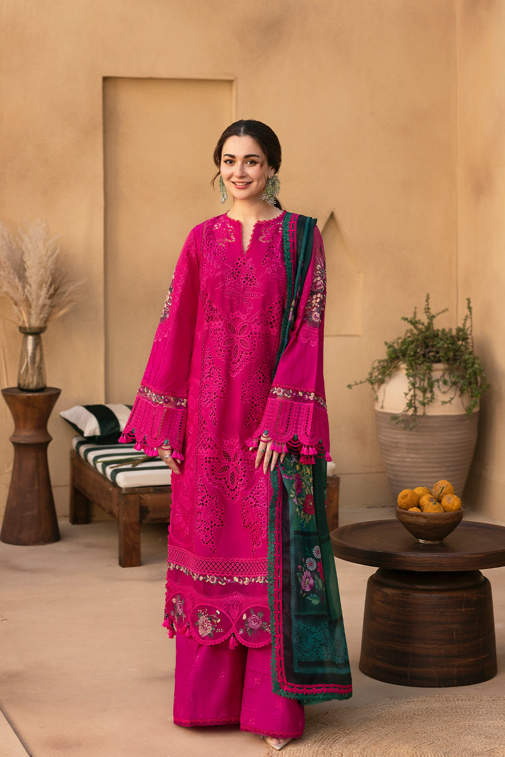 Saira Rizwan | Luxury Lawn 25 | ELODIE-SRL25-04 -  Saira Rizwan Ladies Clothes - Original Designer Dress - House of Maryam