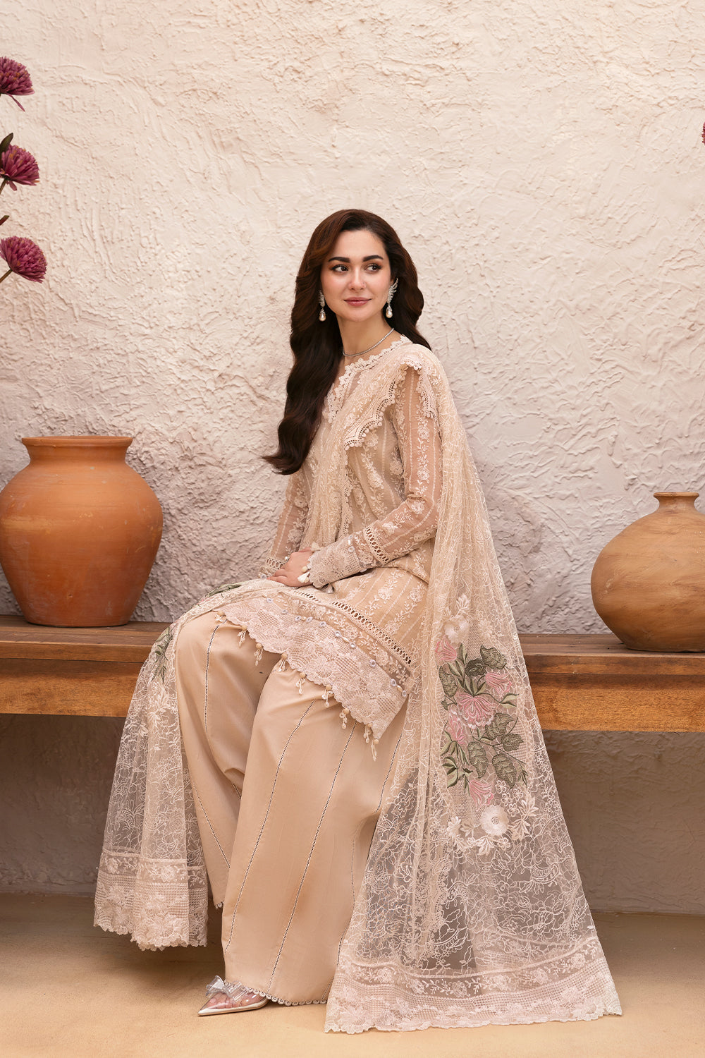 Saira Rizwan | Luxury Lawn 25 | MADONNA-SRL25-08 -  Saira Rizwan Ladies Clothes - Original Designer Dress - House of Maryam