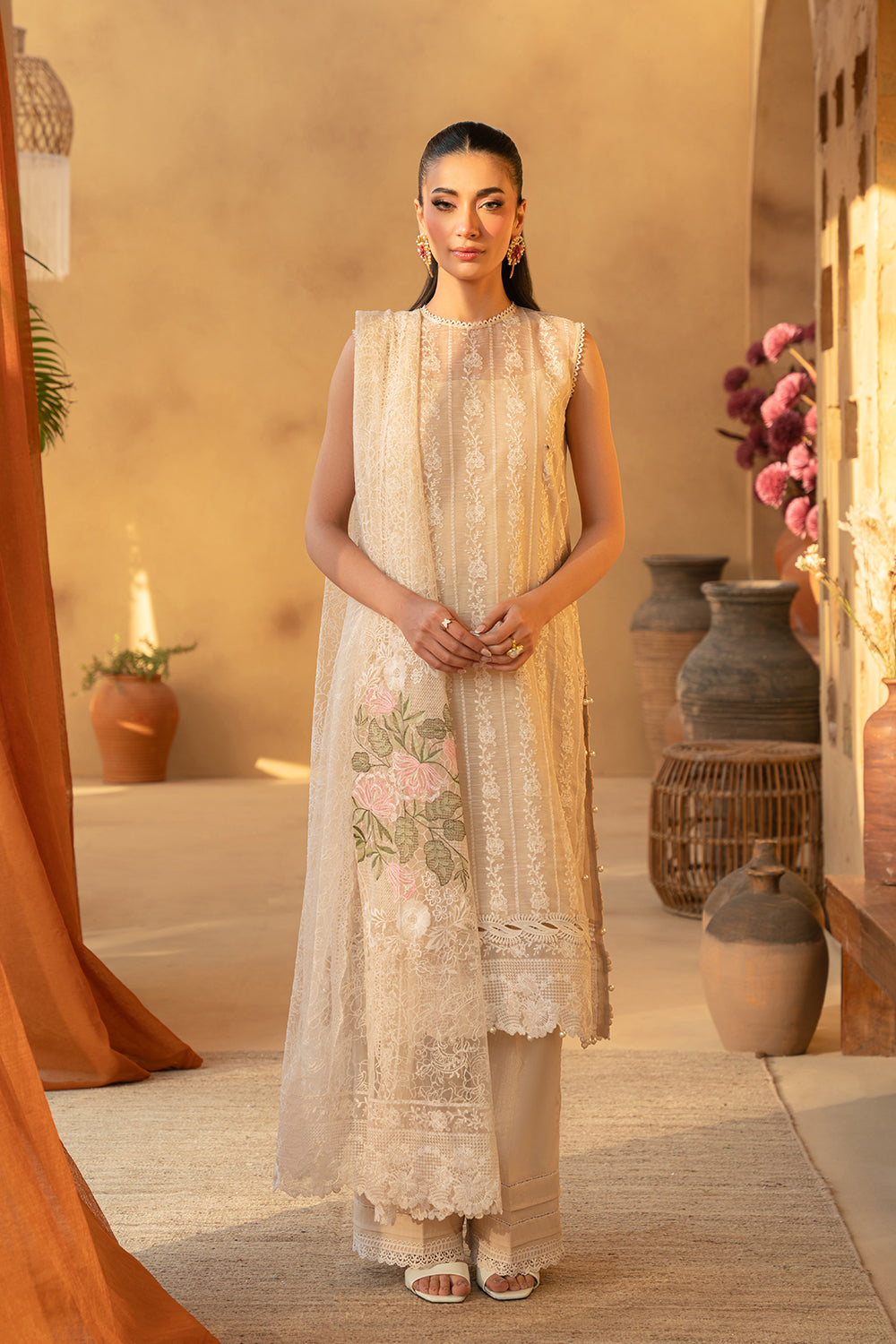 Saira Rizwan | Luxury Lawn 25 | MADONNA-SRL25-08 -  Saira Rizwan Ladies Clothes - Original Designer Dress - House of Maryam