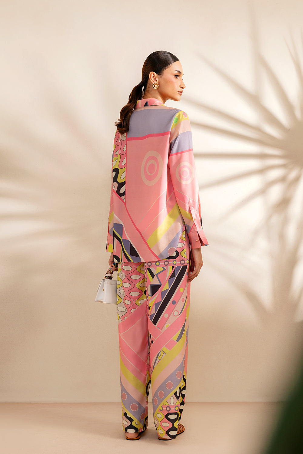 Saira Rizwan | Silk Coords 25 | PEACHY TIDE - SRSP-25-09, image 2