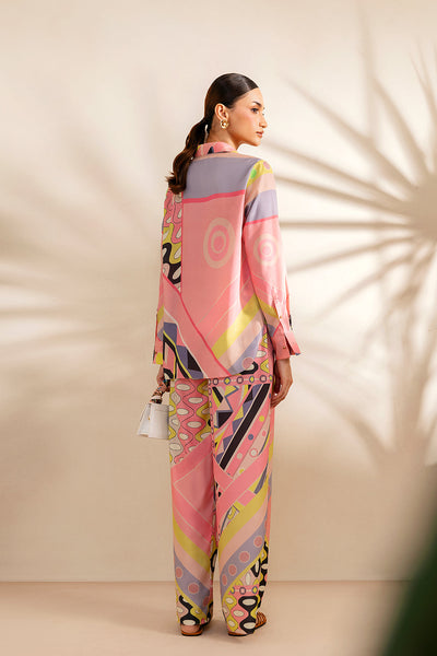Saira Rizwan | Silk Coords 25 | PEACHY TIDE - SRSP-25-09