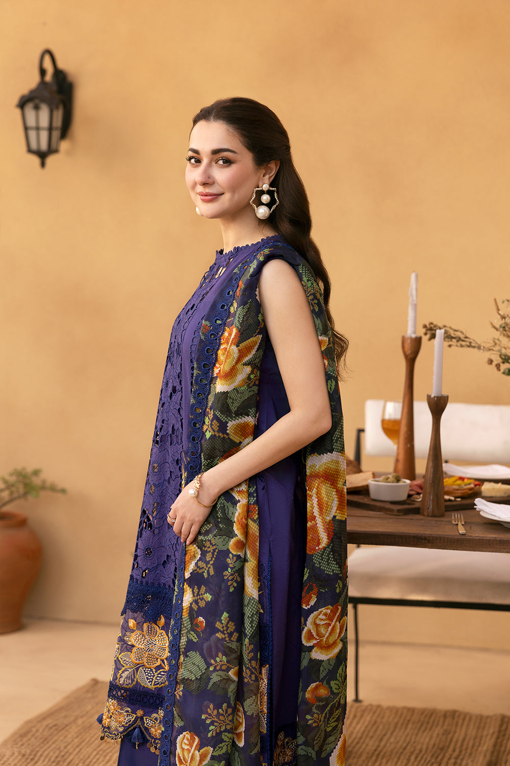 Saira Rizwan | Luxury Lawn 25 | AIMEE-SRL25-01 -  Saira Rizwan Ladies Clothes - Original Designer Dress - House of Maryam