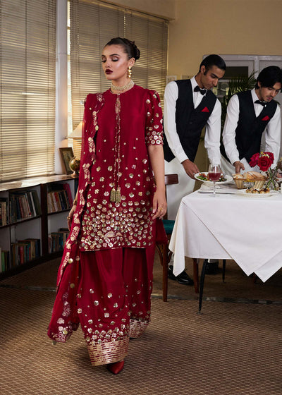 Hussain Rehar | SS Luxury Pret 25 | Rasp -  Hussain Rehar Ladies Clothes - Original Designer Dress - House of Maryam