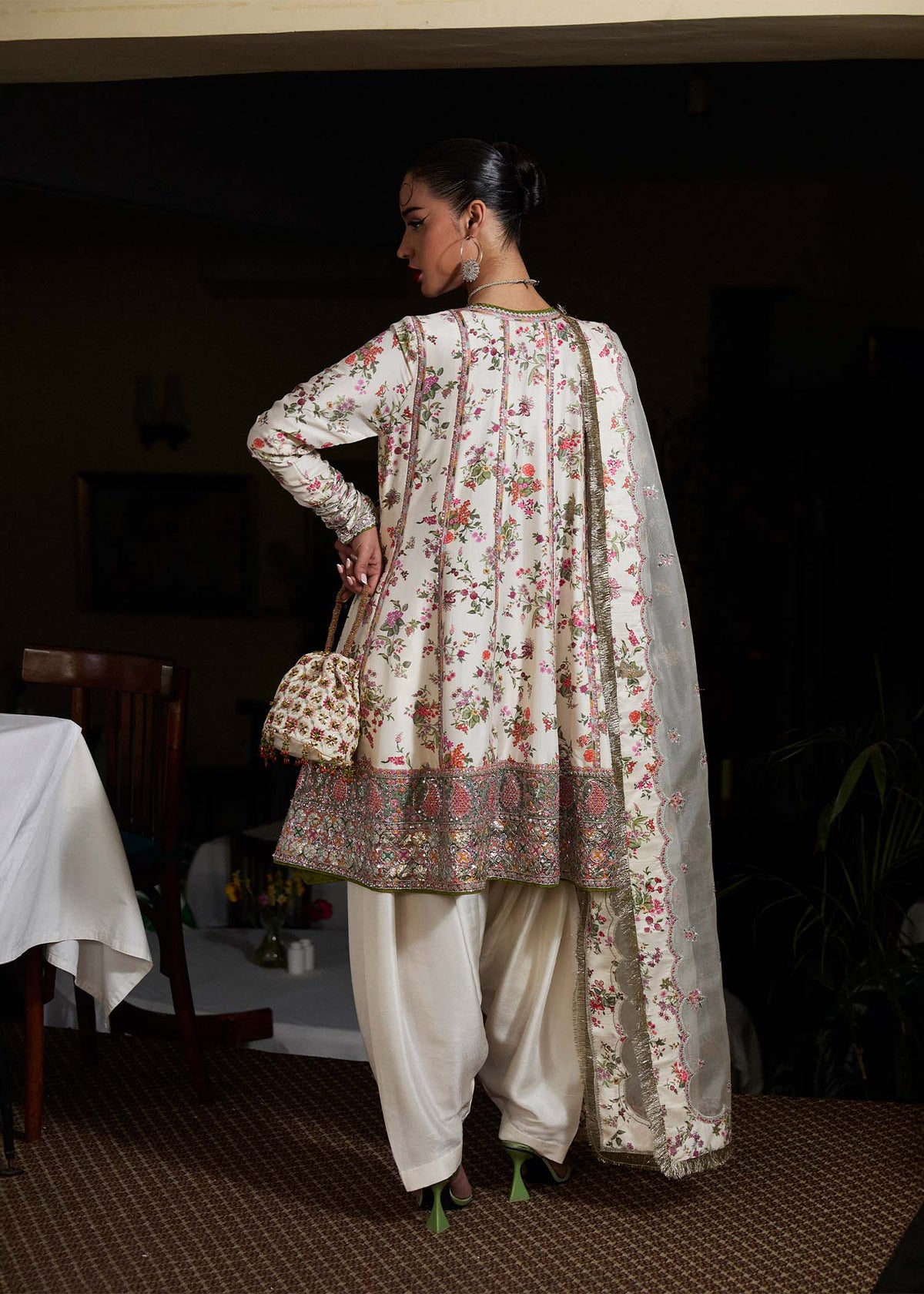 Hussain Rehar | SS Luxury Pret 25 | Inara -  Hussain Rehar Ladies Clothes - Original Designer Dress - House of Maryam