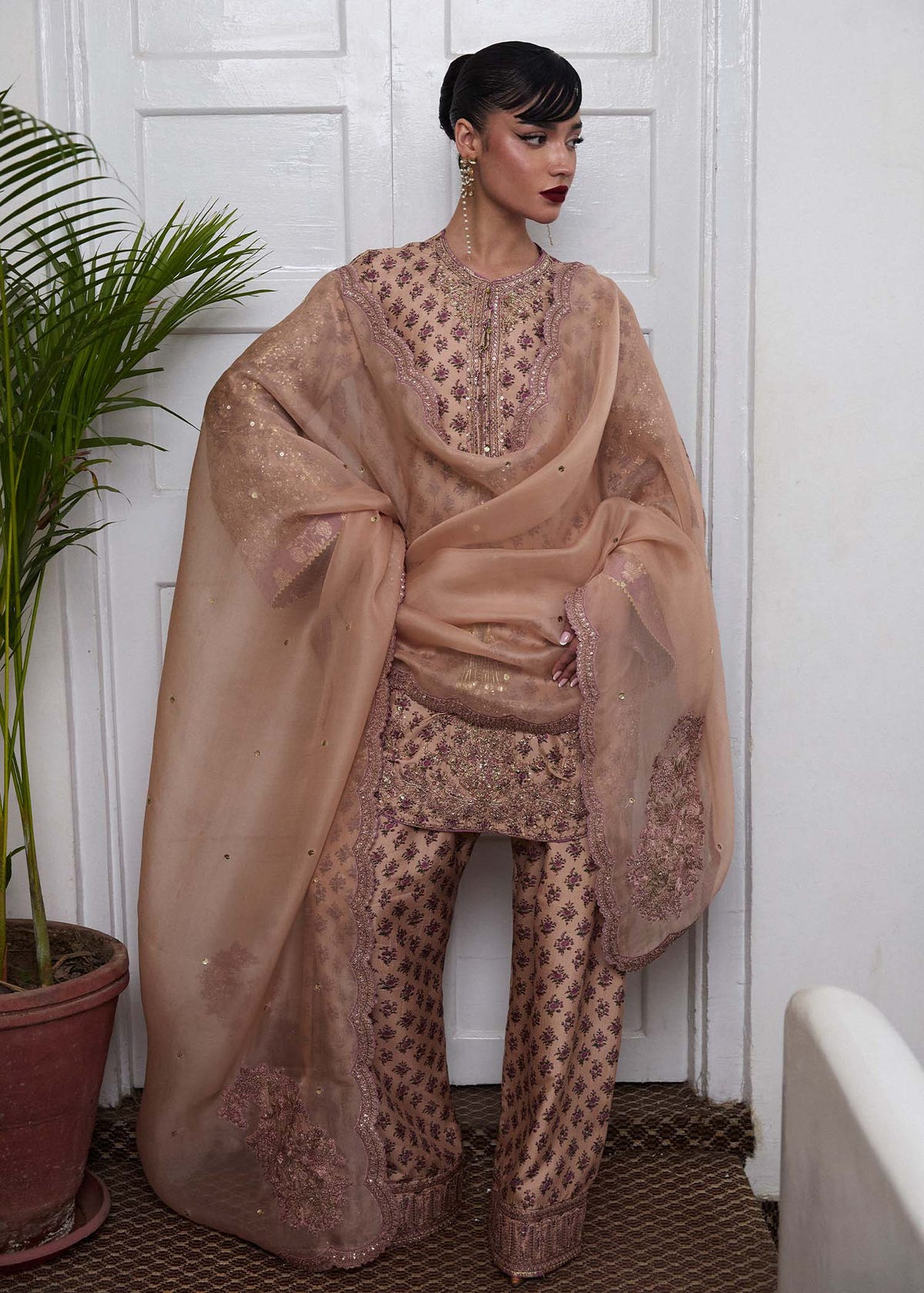 Hussain Rehar | SS Luxury Pret 25 | Fran -  Hussain Rehar Ladies Clothes - Original Designer Dress - House of Maryam