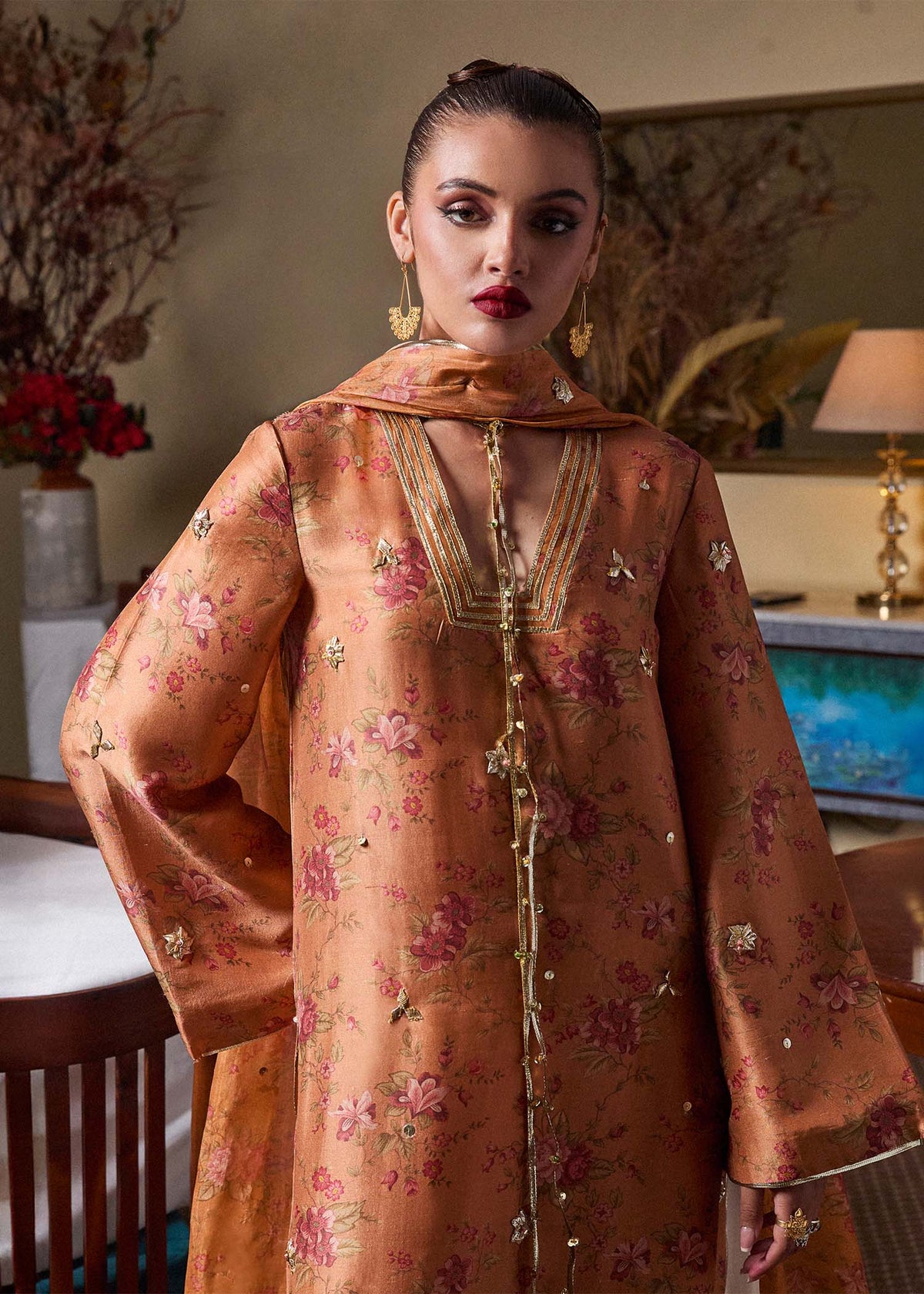Hussain Rehar | SS Luxury Pret 25 | Dijan -  Hussain Rehar Ladies Clothes - Original Designer Dress - House of Maryam