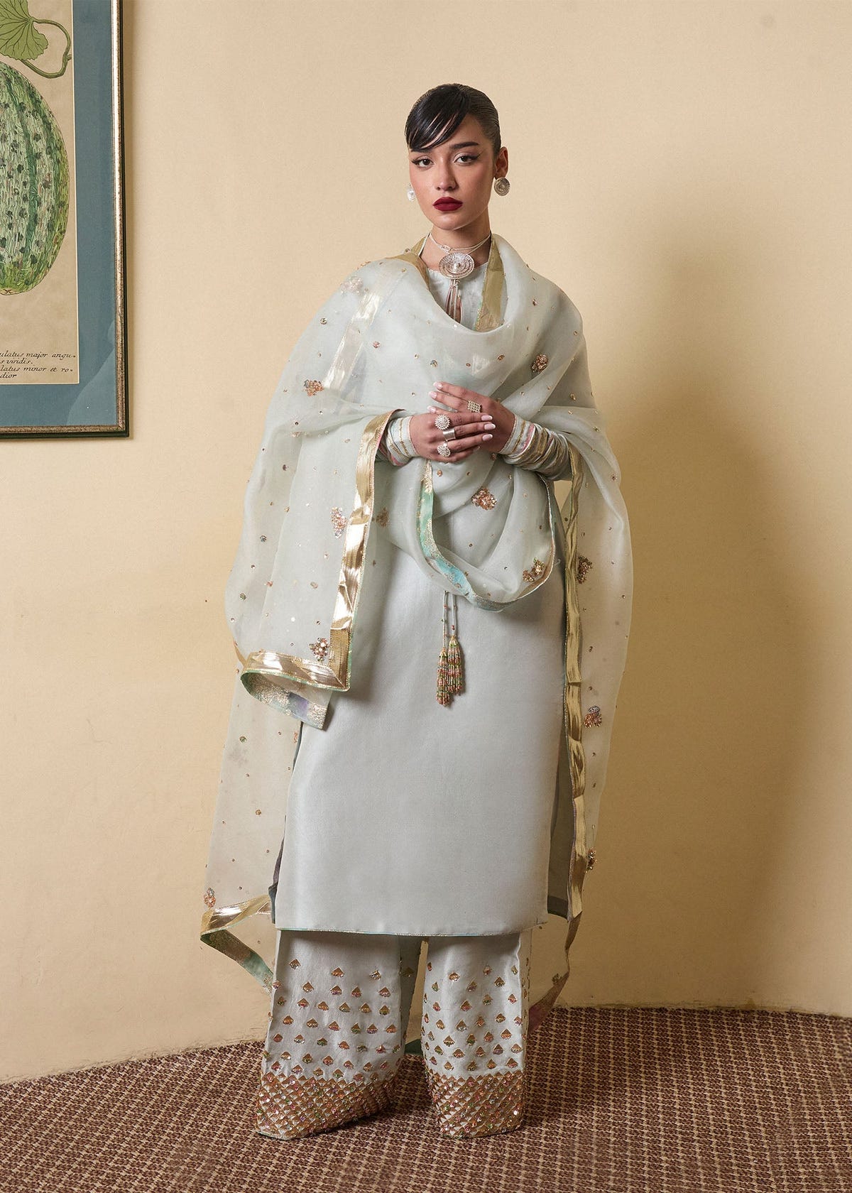 Hussain Rehar | SS Luxury Pret 25 | Miage -  Hussain Rehar Ladies Clothes - Original Designer Dress - House of Maryam