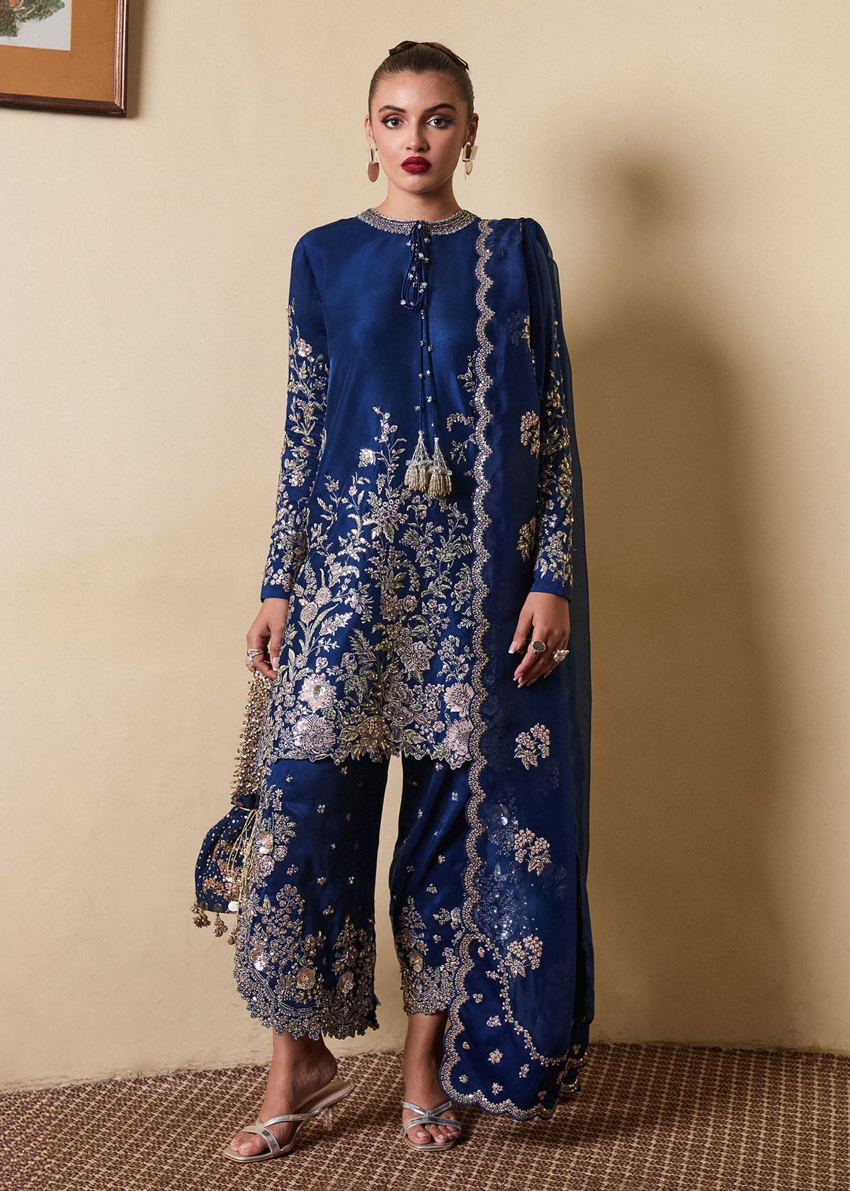 Hussain Rehar | SS Luxury Pret 25 | Twil -  Hussain Rehar Ladies Clothes - Original Designer Dress - House of Maryam