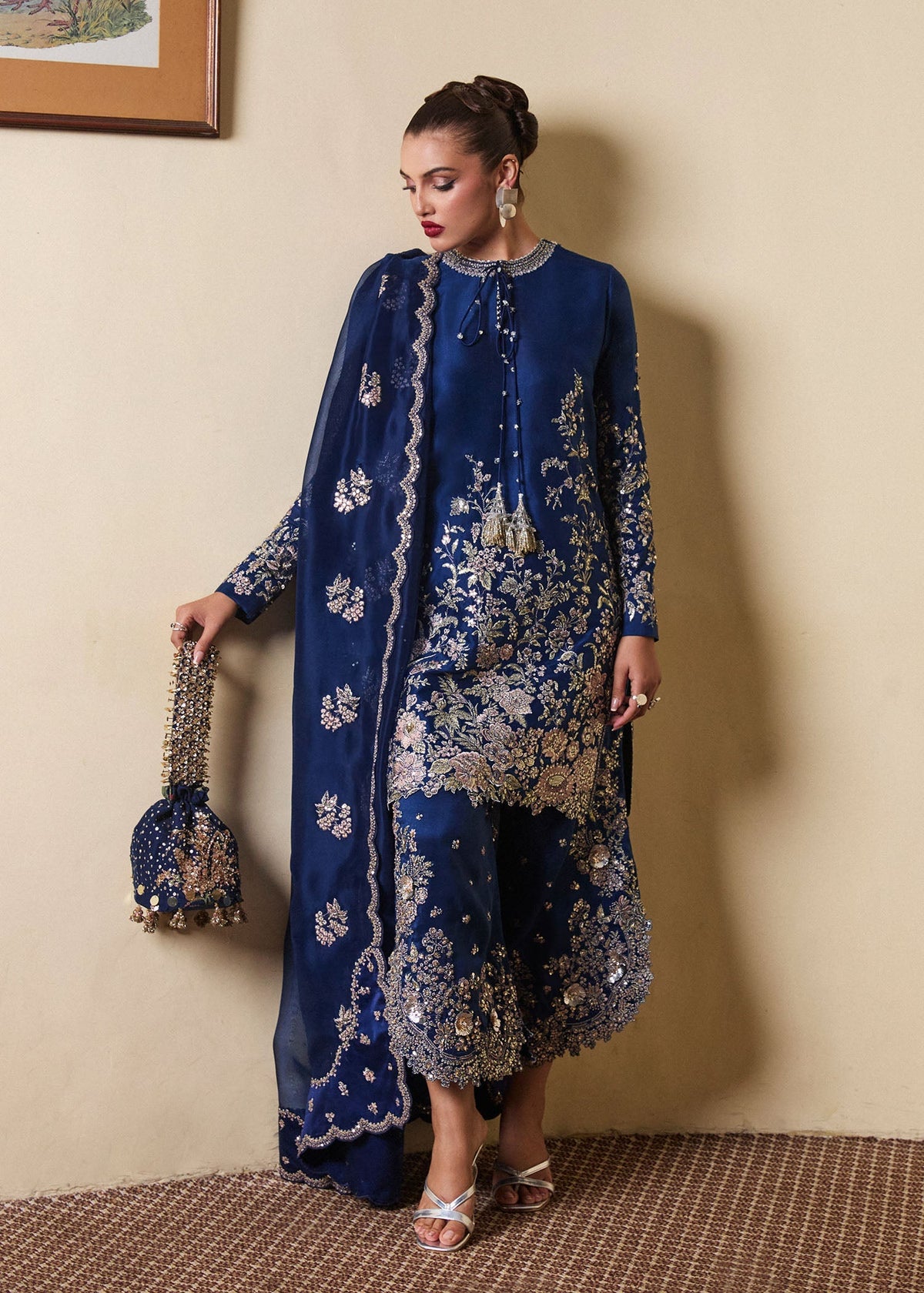 Hussain Rehar | SS Luxury Pret 25 | Twil -  Hussain Rehar Ladies Clothes - Original Designer Dress - House of Maryam