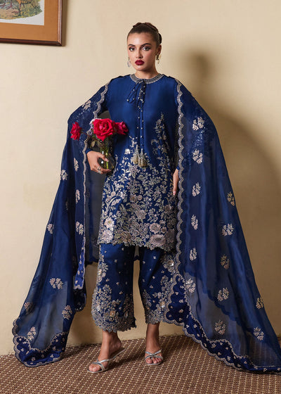 Hussain Rehar | SS Luxury Pret 25 | Twil -  Hussain Rehar Ladies Clothes - Original Designer Dress - House of Maryam