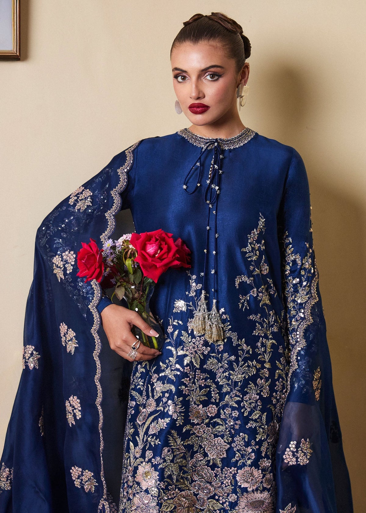 Hussain Rehar | SS Luxury Pret 25 | Twil -  Hussain Rehar Ladies Clothes - Original Designer Dress - House of Maryam